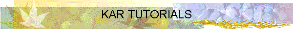 KAR TUTORIALS